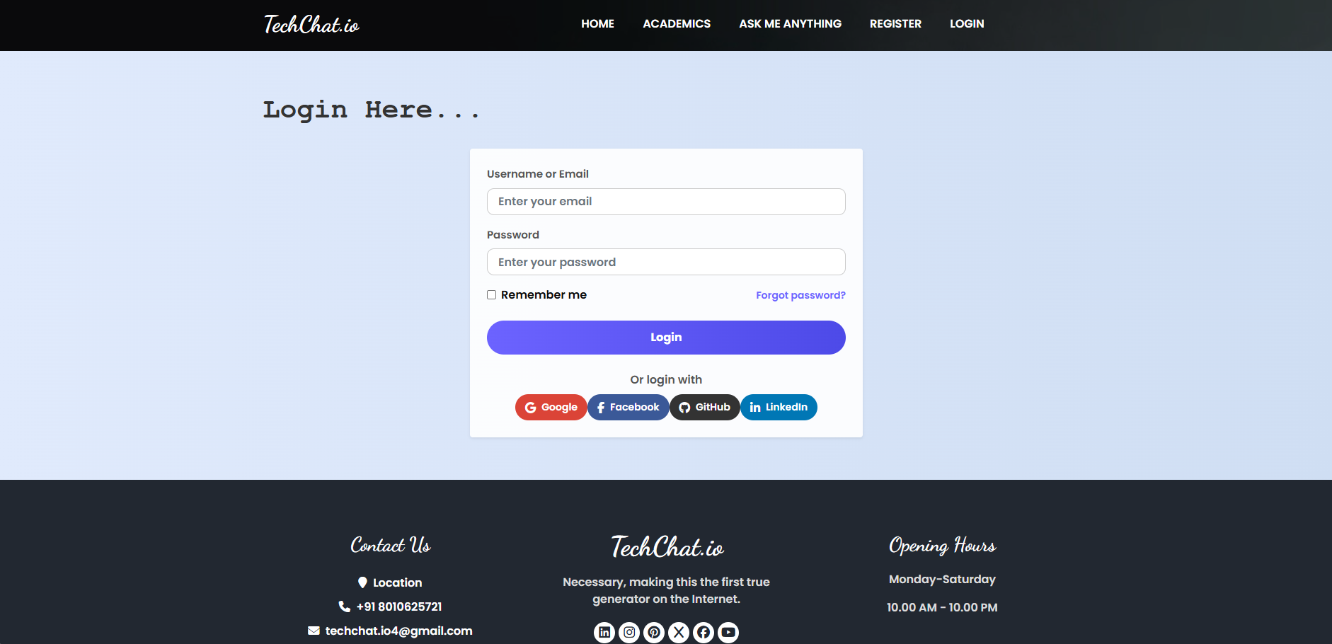AI Blogging Platform